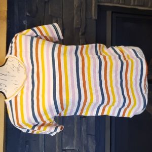 Madewell medium colorful striped tee shirt